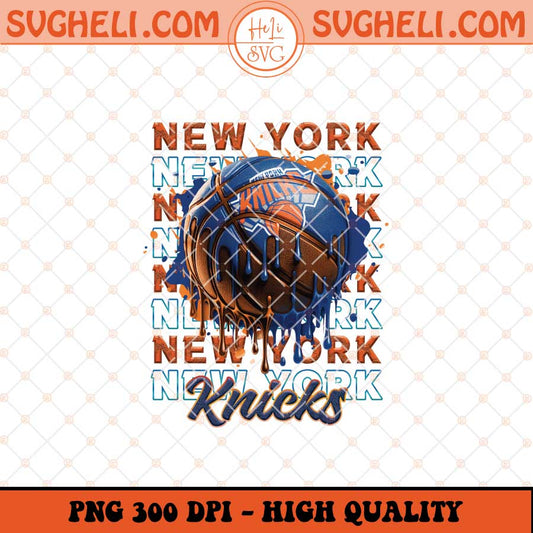 New York Knicks Basketball Png NBA Basketball Png Sublimation Files