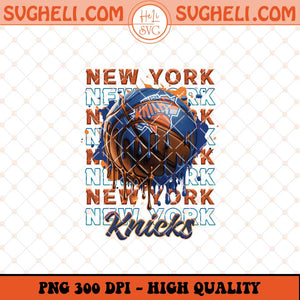 New York Knicks Basketball Png NBA Basketball Png Sublimation Files