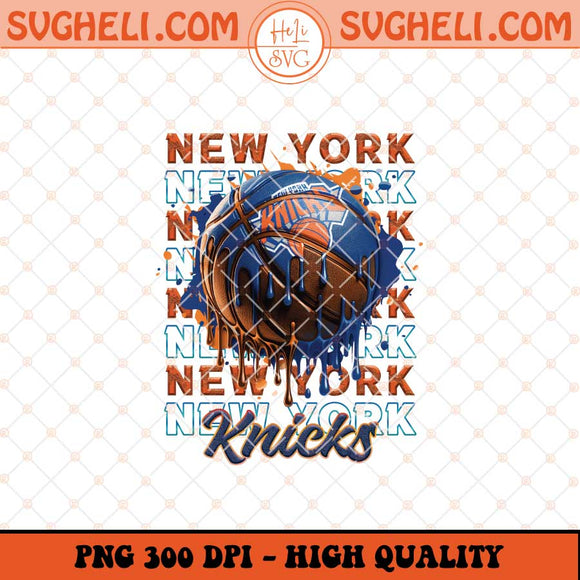 New York Knicks Basketball Png NBA Basketball Png Sublimation Files