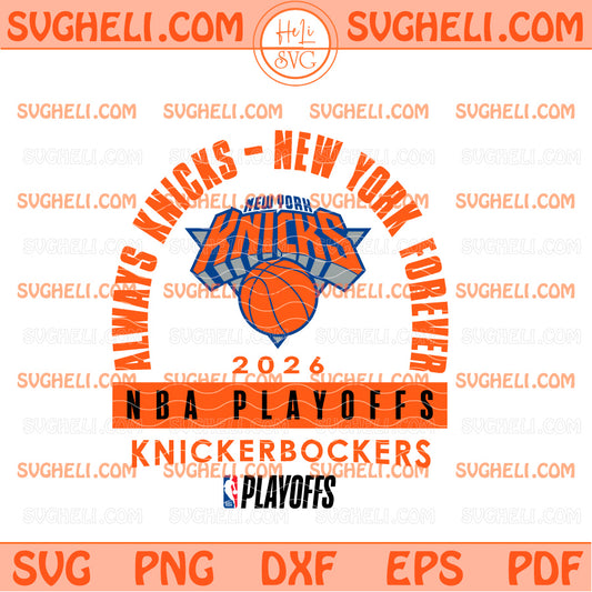 New York Knicks NBA Playoffs 2026 Svg Knicks NBA Svg