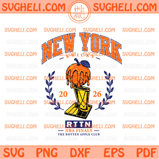 New York Knicks RTTN The Rotten Apple Club Svg Knicks Svg