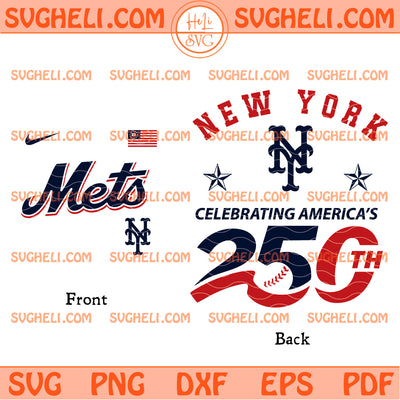 New York Mets America 250th Anniversary 2026 Svg