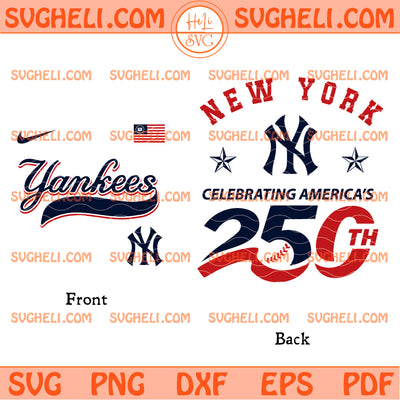 New York Yankees America 250th Anniversary 2026 Svg