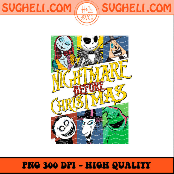 Nightmare Before Christmas Characters Png Halloween Png