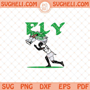 No Look Reverse Hurdle FLY SAQUON FLY Football Barkley Svg Png Dxf Eps Files