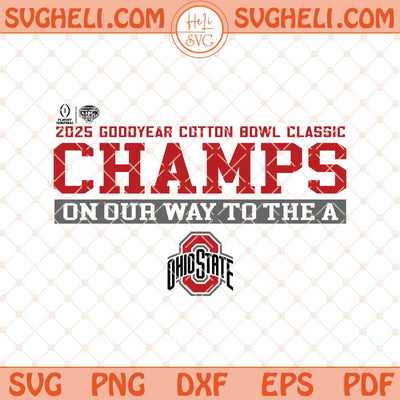 Ohio State Buckeyes College Football Playoff 2025 Svg Png Dxf Eps Files