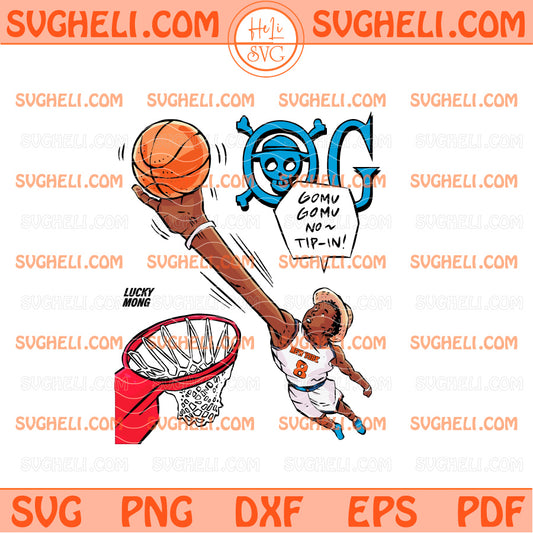 One Piece OG Anunoby New York Knicks Gomu Gomu No Svg