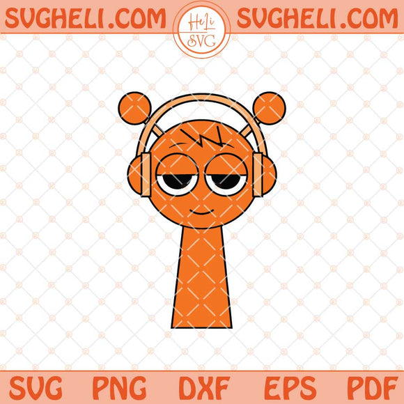 Orange Oren Incredibox Sprunki Svg Sprunki Oren Svg Png Dxf Eps Files