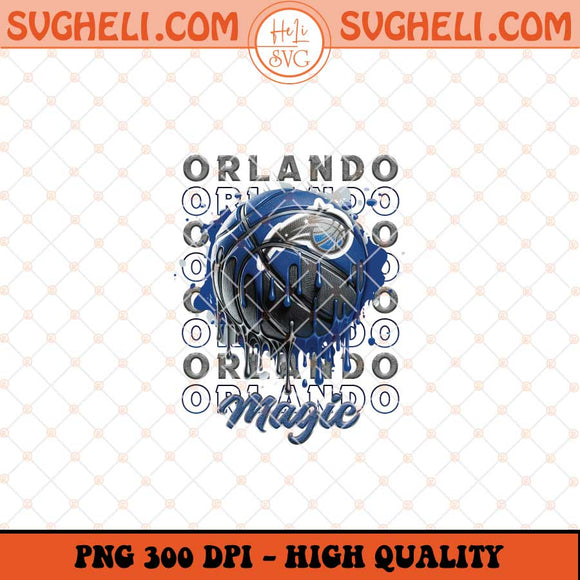 Orlando Magic Basketball Png NBA Basketball Png Sublimation Files