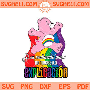 Osito Cariñoso Pride Svg Pride Month Gay Pride Svg LGBT Svg Png Dxf Eps Files