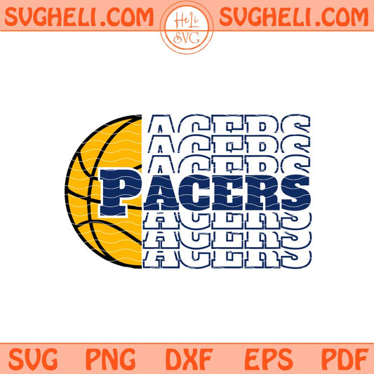Pacers Basketball Svg Pacers Team Lover Svg Pacers Svg Png Dxf Eps Files