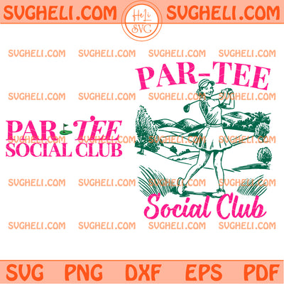 Par Tee Social Club Svg Golf Lover Svg Retro Golfer Svg