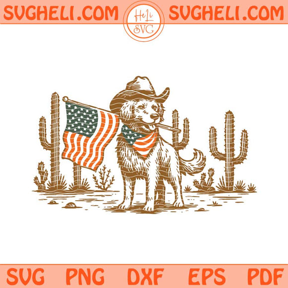 Patriotic Cowboy Dog Svg Australian Shepherd Mom Svg Png Dxf Eps Files