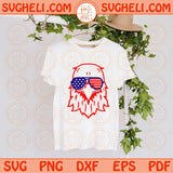 Patriotic Eagle With Sunglasses Svg American 4th of July Eagle Svg Png Dxf Eps Files