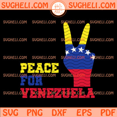 Peace for Venezuela Svg Anti War Svg Venezuelan Children Svg