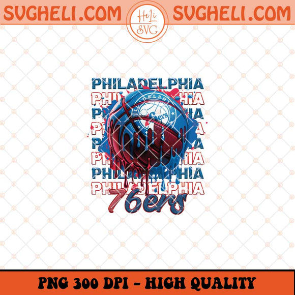 Philadelphia 76ers Basketball Png Philadelphia 76ers Png Sublimation Files
