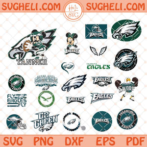 Philadelphia Eagles Bundle Svg Eagles Football Svg Png Dxf Eps Files