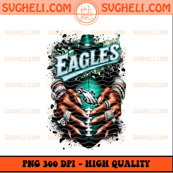 Philadelphia Eagles NFL Hand Nail Finger Png