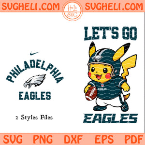 Philadelphia Eagles Pokemon NFL Svg Philadelphia Eagles Svg