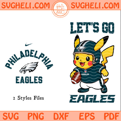 Philadelphia Eagles Pokemon NFL Svg Philadelphia Eagles Svg