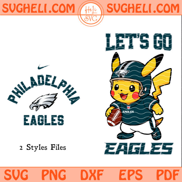 Philadelphia Eagles Pokemon NFL Svg Philadelphia Eagles Svg