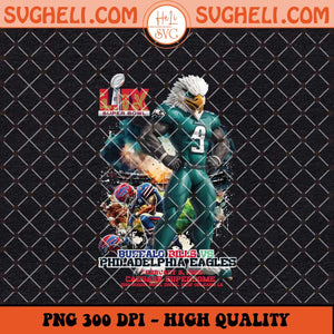 Philadelphia Eagles Super Bowl 2025 Png Buffalo Football Png Sublimation Files