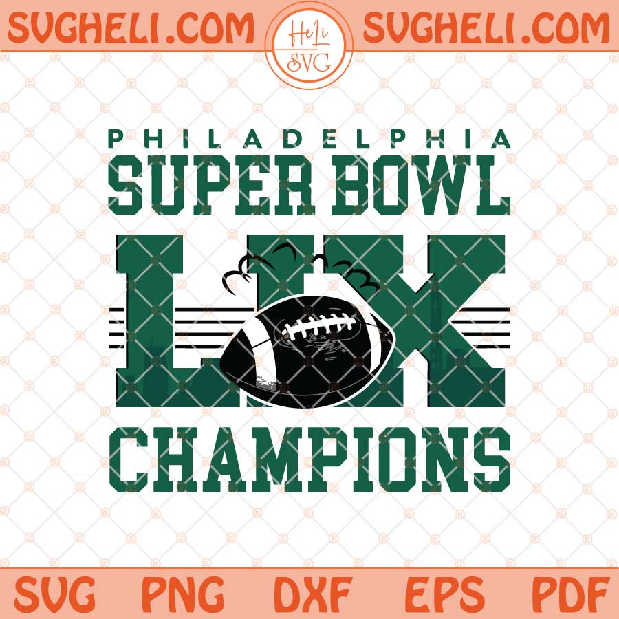 Philadelphia Eagles Super Bowl LIX Champions 2025 Svg