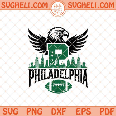 Philadelphia Football Svg Eagle Svg Football Eagles Philly Svg Png Dxf Eps Files