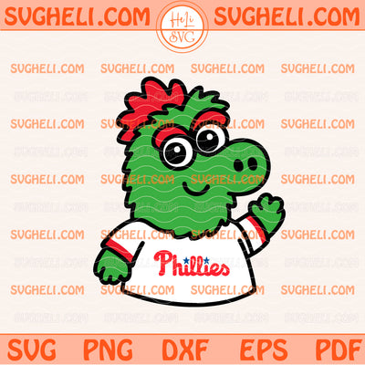 Philadelphia Phanatic Svg Phillies Baseball Fan Svg