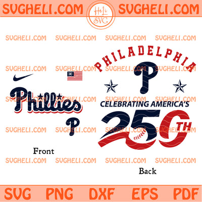 Philadelphia Phillies America 250th Anniversary 2026 Svg