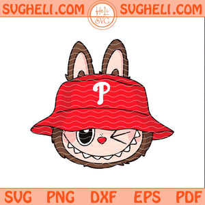 Philadelphia Phillies Labubu Svg Labubu Phillies MLB Svg Png Dxf Eps Files