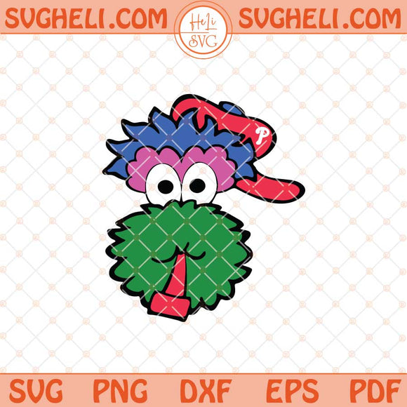 Phillie Phanatic Face Svg Philadelphia Phillies Baseball Svg Png Dxf Eps Files