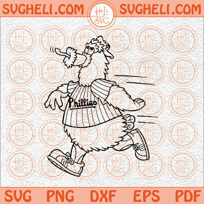 Phillie Phanatic Svg Phanatic Fan Face Series Phils Fan Svg Png Dxf Eps