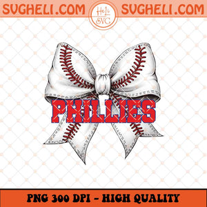 Phillies Baseball Coquette Png Phillies Baseball Png Sublimation Files