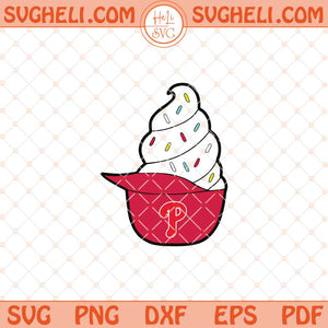 Phillies Ice Cream Hat Svg Ice Cream Phillies Hat Svg Png Dxf Eps Files