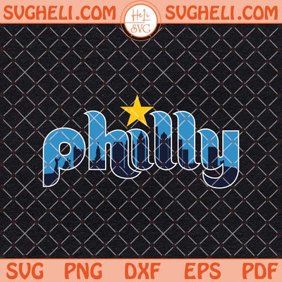 Philly Sports Liberty Bell Star Svg Philly Sports Svg Png Dxf Eps Files