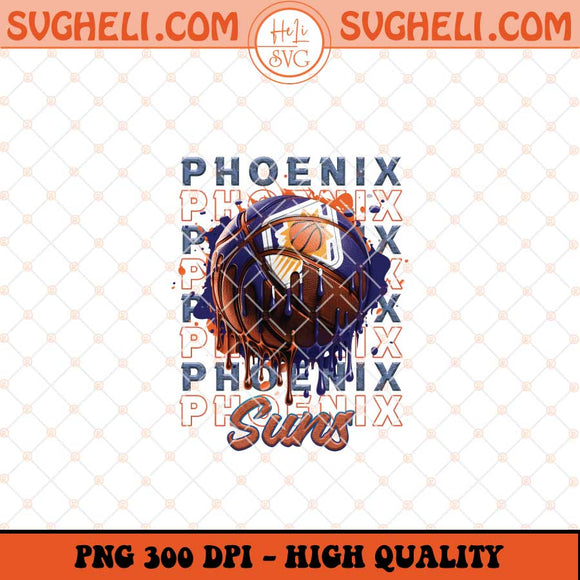 Phoenix Suns Basketball Png NBA Basketball Png Sublimation Files