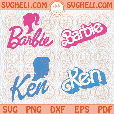Pink Doll Svg Barbie and Ken Svg Barb Svg Baby Girl Svg Cricut Png Dxf Eps Files