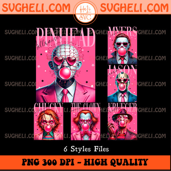 Pink Horror Pinhead Bubble Pop Bundle Png Horror Movie Png