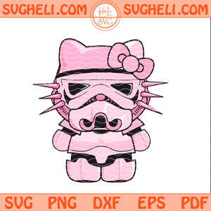 Pink Stormtrooper Kitty Svg Pink Stormtrooper Svg