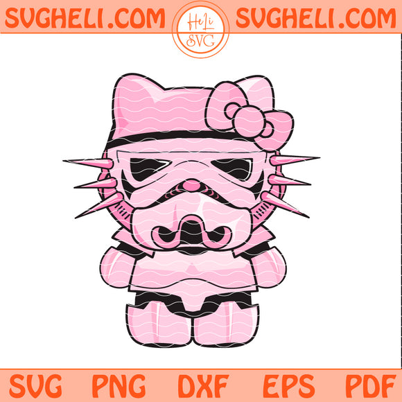 Pink Stormtrooper Kitty Svg Pink Stormtrooper Svg