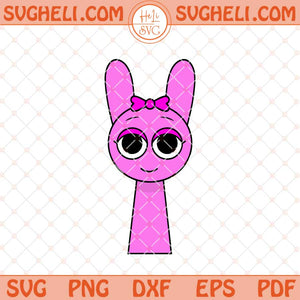 Pinki Incredibox Sprunki Svg Pink Pinki Sprunki Characters Svg Png Dxf Eps Files