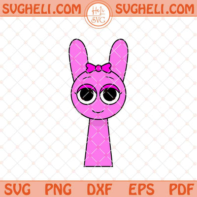Pinki Incredibox Sprunki Svg Pink Pinki Sprunki Characters Svg Png Dxf Eps Files
