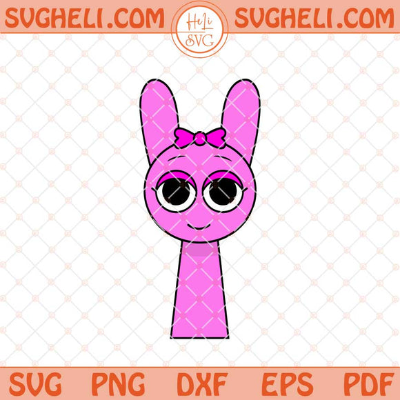 Pinki Incredibox Sprunki Svg Pink Pinki Sprunki Characters Svg Png Dxf Eps Files