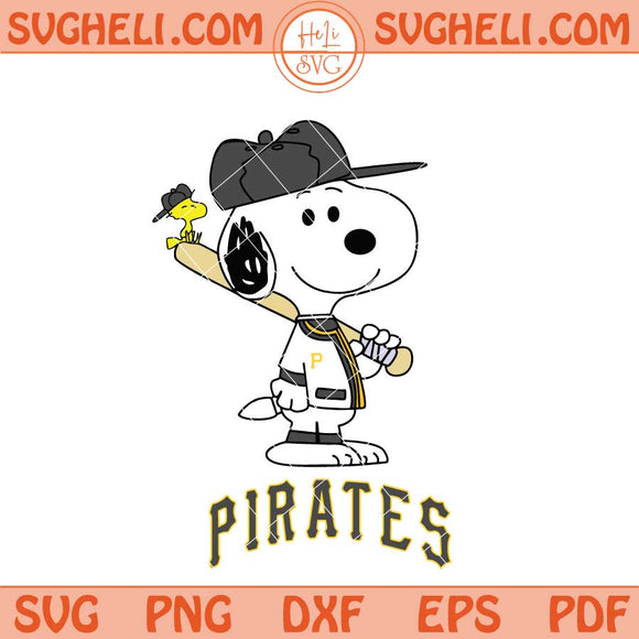Pittsburgh Pirates Snoopy Baseball Svg Pirates MLB Svg Png Dxf Eps