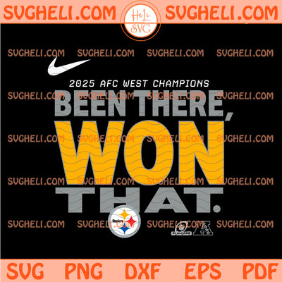 Pittsburgh Steelers 2025 NFC Been There Won That Svg
