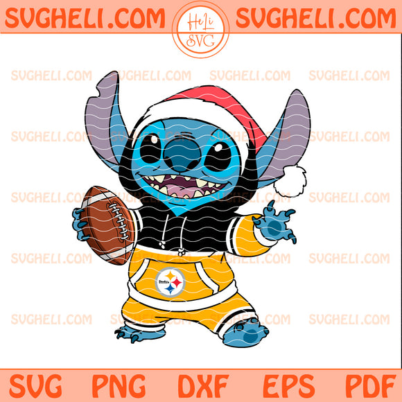 Pittsburgh Steelers Stitch Football Christmas Svg