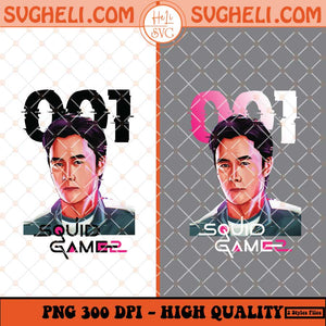 Player 001 Squid Game Png Squid Game 2 Png Squid Game Png Sublimation Files