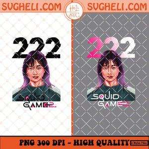 Player 222 Squid Game Png Squid Game 2 Png Squid Game Png Sublimation Files