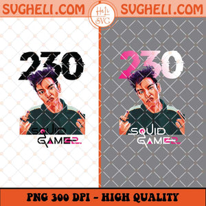 Player 230 Squid Game Png Squid Game 2 Png Squid Game Png Sublimation Files